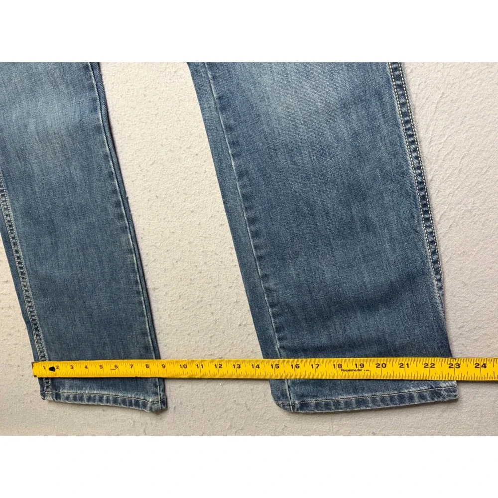 Wrangler Jeans Mens 29x32 Blue Retro Relaxed Boot 10WRT20RT Cotton Denim